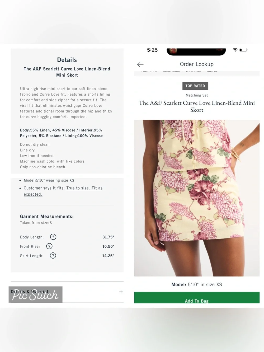 Abercrombie & Fitch Floral Linen-Blend Set